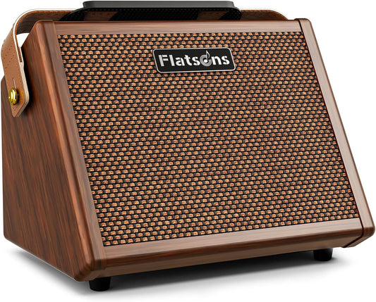 Flatsons Crush 20 Portable Acoustic Guitar Amplifier - Wood Finish