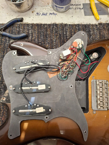 1991 Jonathan Rose Custom Built Stratocaster - Sunburst "Made In USA"
