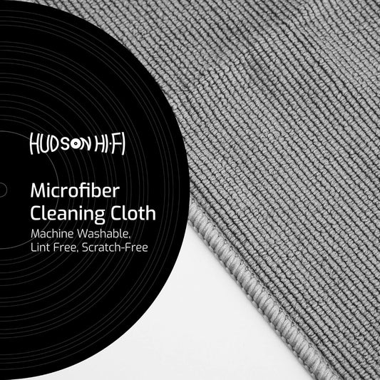 Anti Static Microfiber Record Cleaning Cloth - Gray