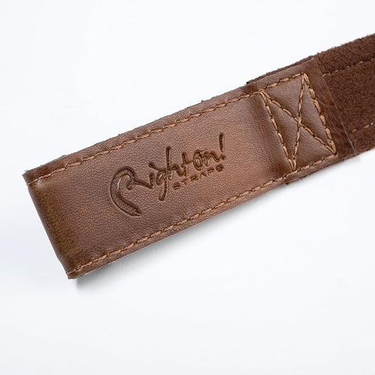 Right On! Straps CLASSICAL Hook/Brown Classic Guitar Strap "Made In Spain"