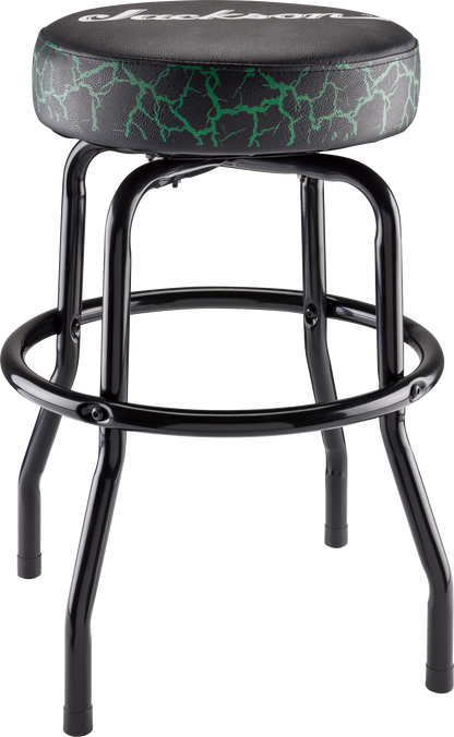 Jackson Barstool Green Crackle, 25"