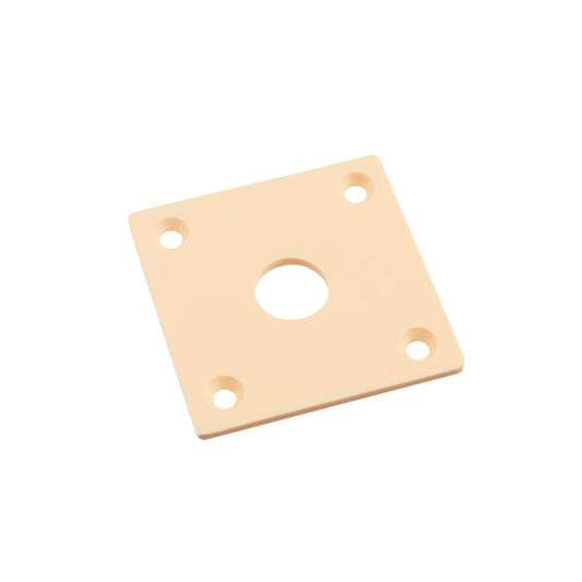 Allparts AP-0635-028 Vintage-Style Square Jackplate for Les Paul - Cream
