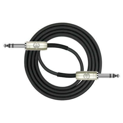 Kirlin AP-209PR-6FT/BK 1/4" Stereo Patch Cable 20AWG 6FT - Black