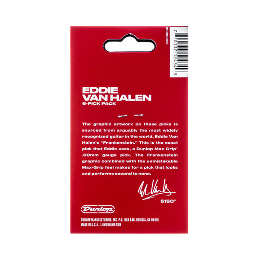 DUNLOP EVH FRANKENSTEIN PICKS 6-PACK .60MM - EVH-02