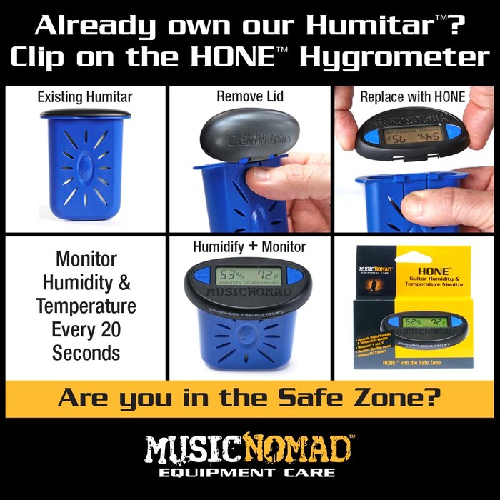 MUSIC NOMAD MN300 The Humitar - Acoustic Guitar Soundhole Humidifier