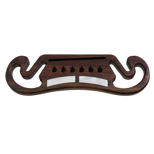 ALLPARTS GB-2867-0RF Moustache Style Acoustic Guitar Bridge