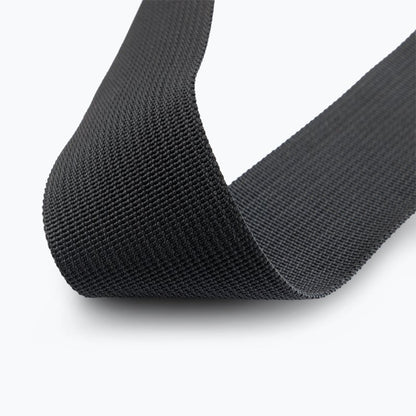 On-Stage GSA10BK Guitar Strap with Leather Ends - Black