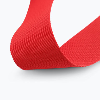 On-Stage GSA10RD Guitar Strap with Leather Ends - Red