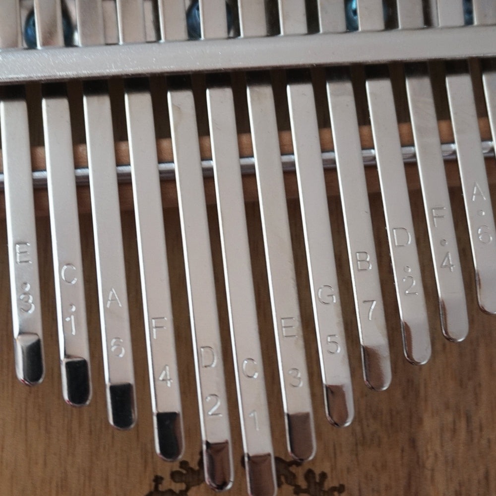 Aiersi 17-Key Kalimba - Solid Koa Wood w/ Accessories