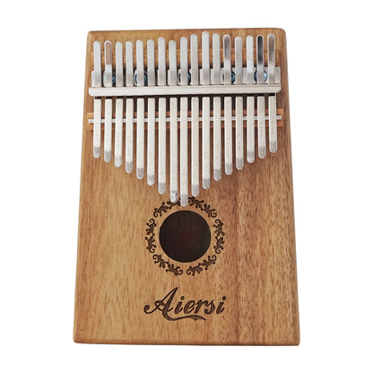 Aiersi 17-Key Kalimba - Solid Koa Wood w/ Accessories