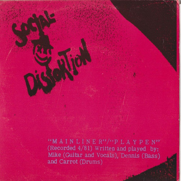 Social Distortion – Mainliner / Playpen (Vinyl 7”) (VG)