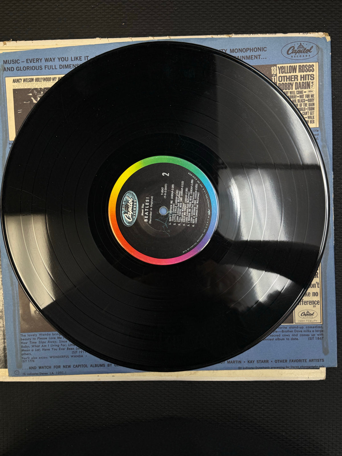 The Beatles ‎– Meet The Beatles! (Vinyl - VG, Sleeve Good) (MONO FIRST PRESSING)