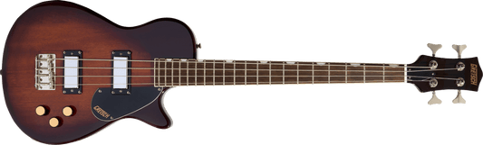 GRETSCH STREAMLINER JET CLUB BASS GUITAR, HAVANA BURST, SHORT SCALE - SN# CYG26060454
