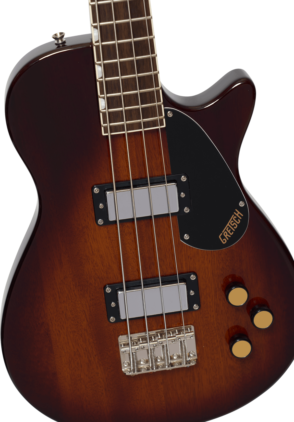 GRETSCH STREAMLINER JET CLUB BASS GUITAR, HAVANA BURST, SHORT SCALE - SN# CYG26060454