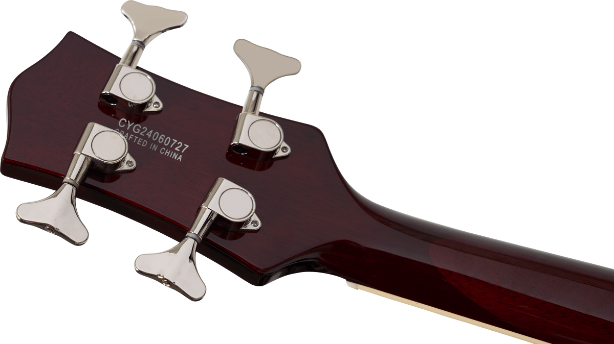GRETSCH STREAMLINER JET CLUB BASS GUITAR, HAVANA BURST, SHORT SCALE - SN# CYG26060454