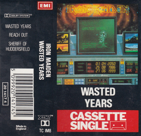 Iron Maiden - Wasted Years (Cassette Tape - VG)