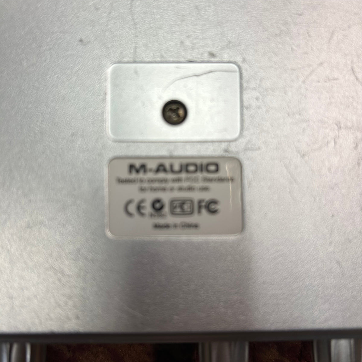 M-AUDIO FAST TRACK Guitar/Mic Interface (USED) "No USB Cable"