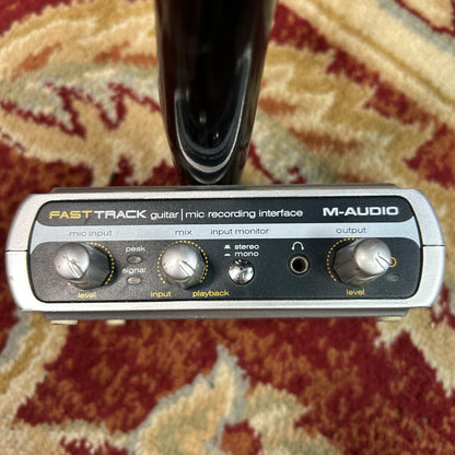 M-AUDIO FAST TRACK Guitar/Mic Interface (USED) "No USB Cable"