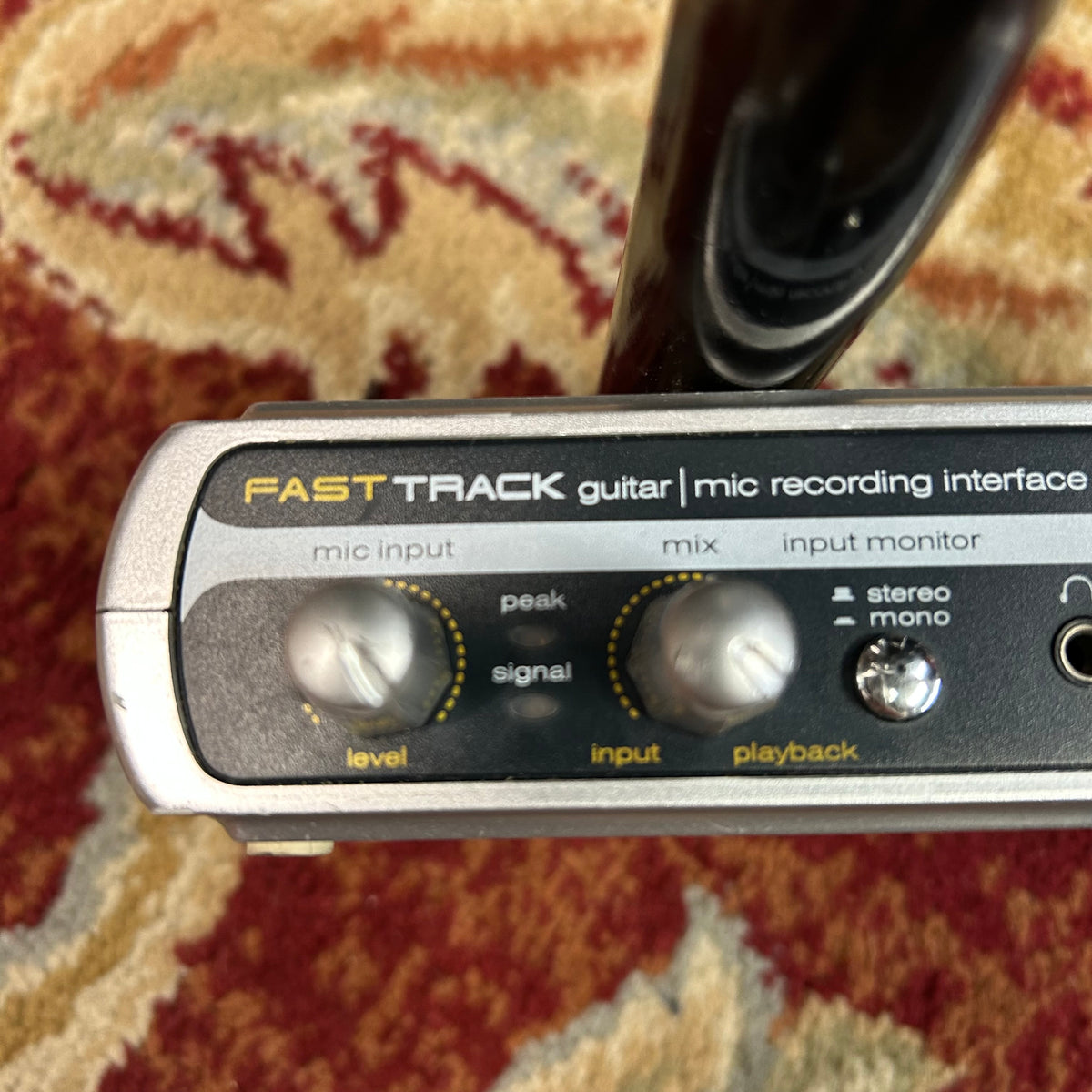 M-AUDIO FAST TRACK Guitar/Mic Interface (USED) "No USB Cable"