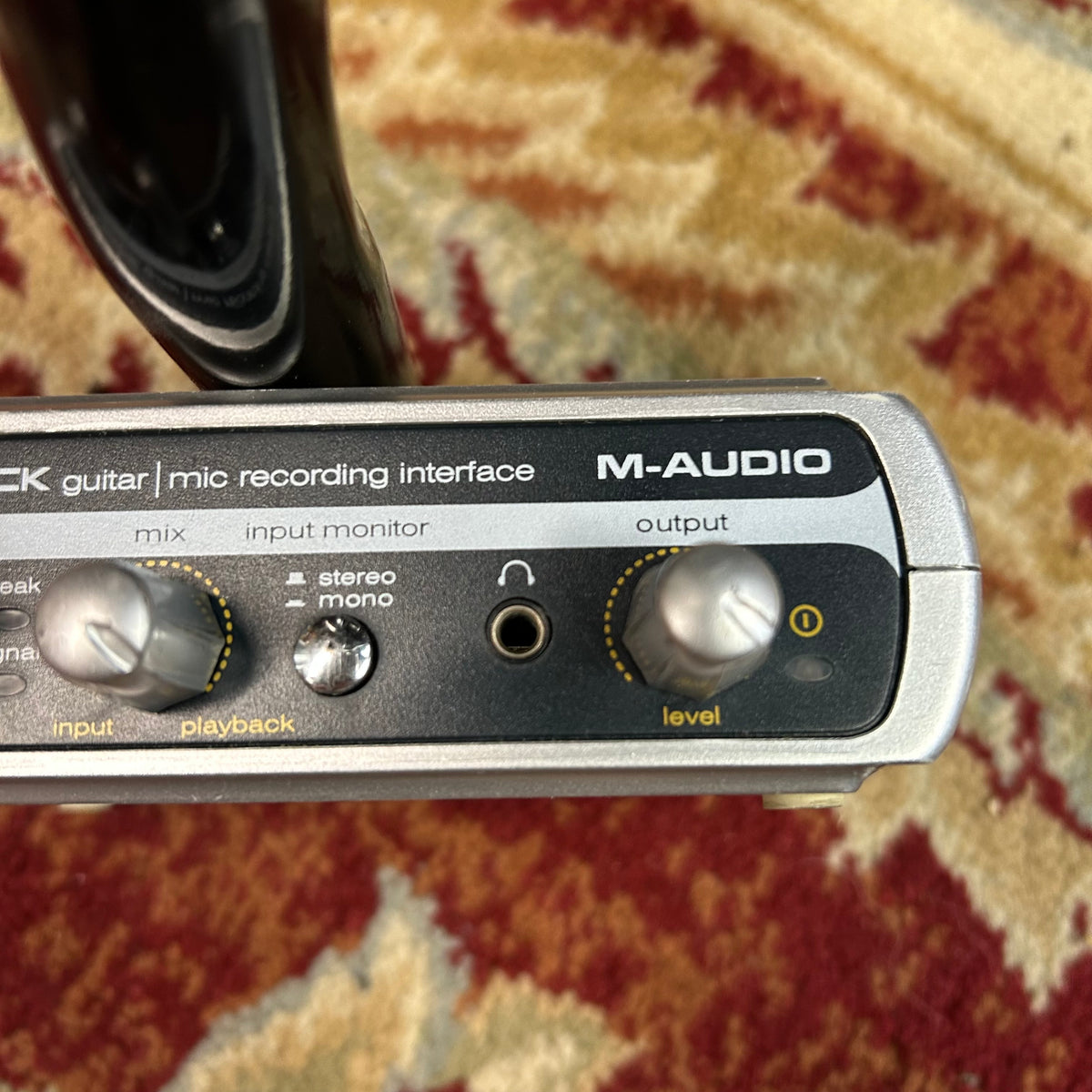 M-AUDIO FAST TRACK Guitar/Mic Interface (USED) "No USB Cable"