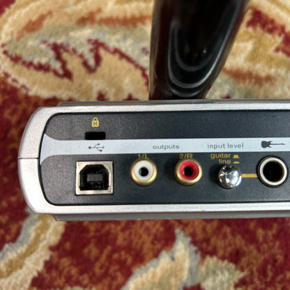 M-AUDIO FAST TRACK Guitar/Mic Interface (USED) "No USB Cable"