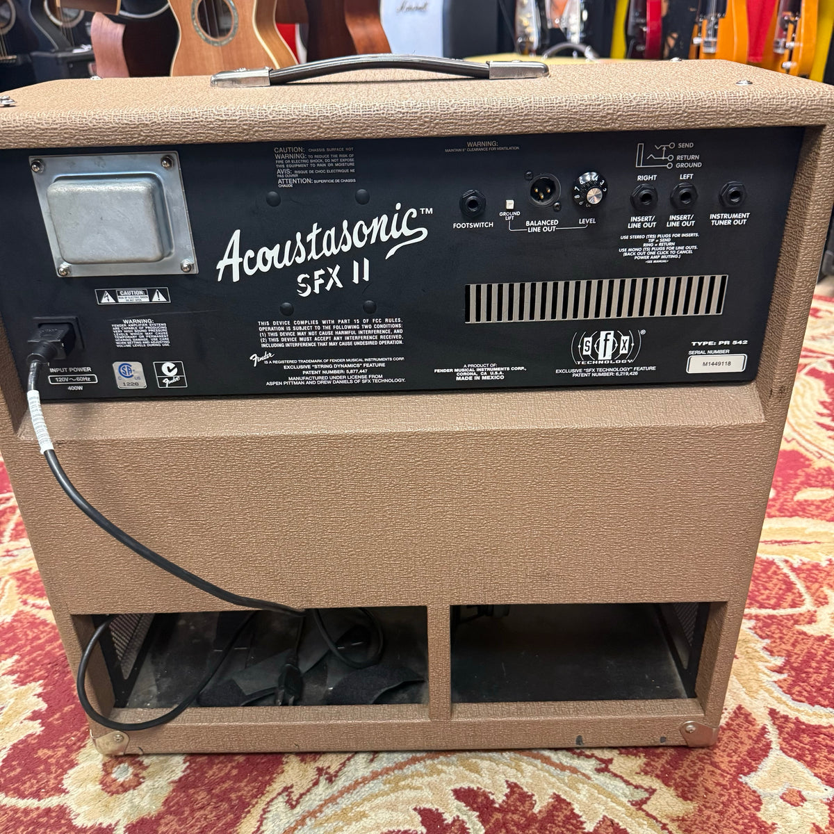 2000's Fender Acoustasonic SFX II Amplifier 160-Watts (USED) SN# M1449118 "Made In Mexico"