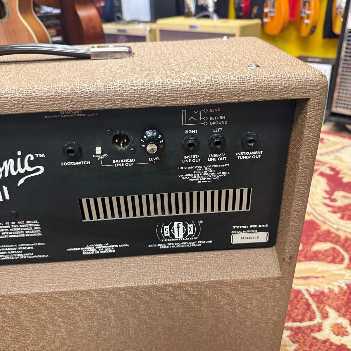 2000's Fender Acoustasonic SFX II Amplifier 160-Watts (USED) SN# M1449118 "Made In Mexico"