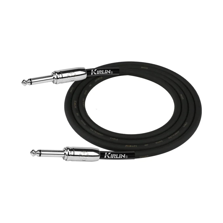 Kirlin IPCC-201PN-10FT/BK Instrument Cable Straight To Straight 10FT - Black