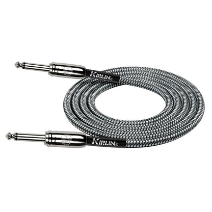 Kirlin IWCC-201PN-20FT/BKA Woven Instrument Cable Straight To Straight 20FT - BKA