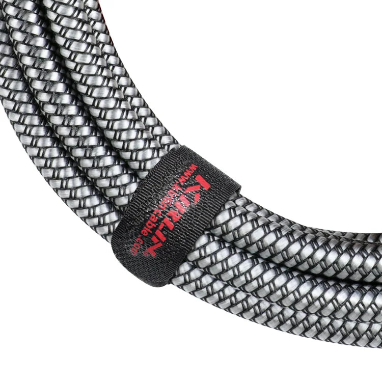 Kirlin IWCC-201PN-10FT/BKA Woven Instrument Cable Straight To Straight 10FT- BKA