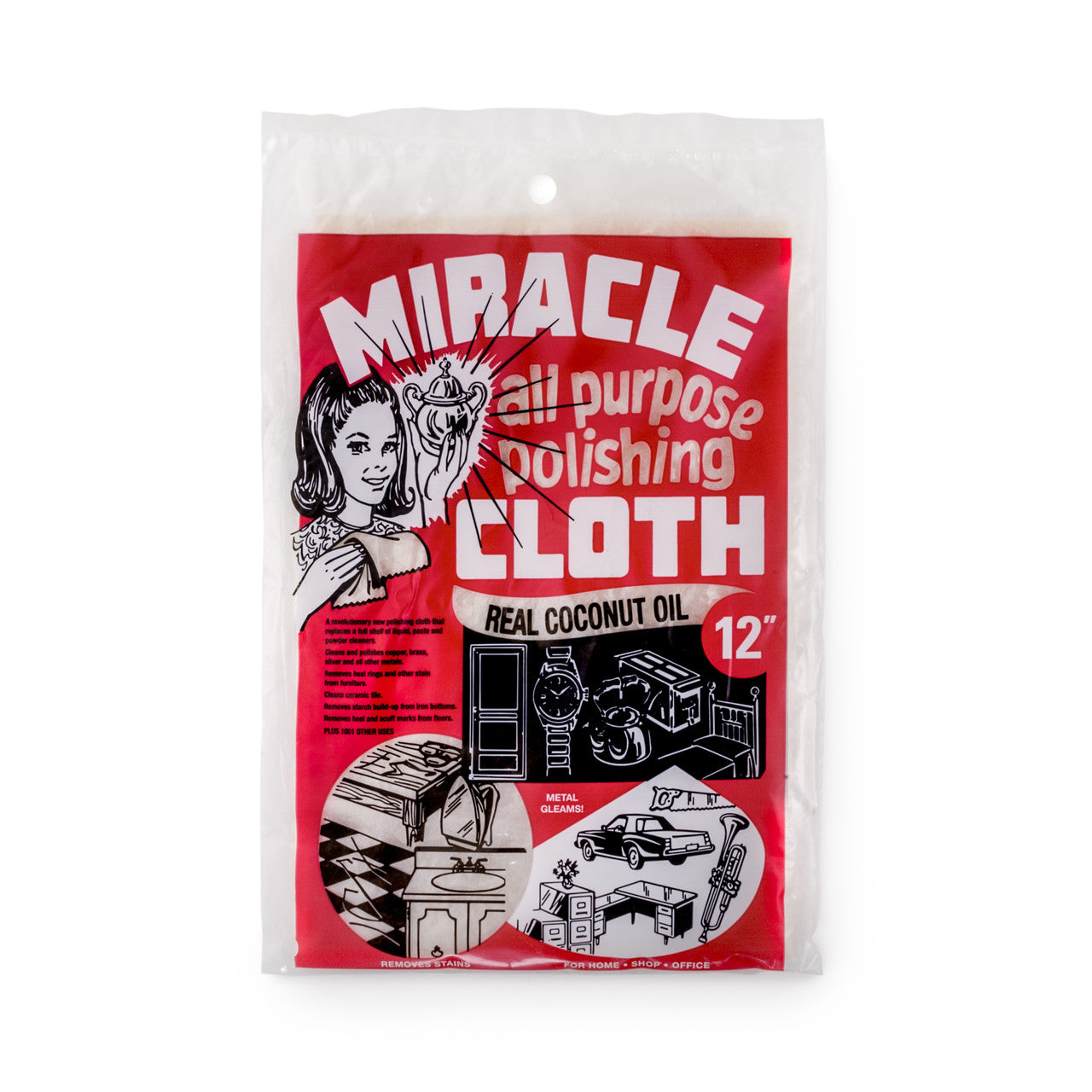DUNLOP MIRACLE ALL PURPOSE POLISHING CLOTH 12 IN - MCR12