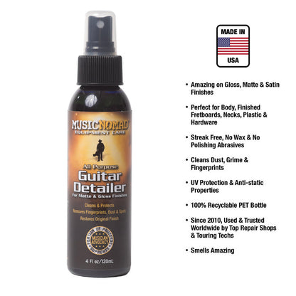 MUSIC NOMAD Guitar Detailer - For Matte & Gloss Finishes - MN100