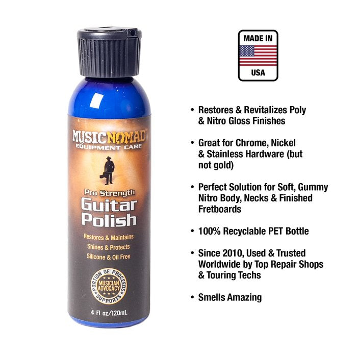 MUSIC NOMAD Guitar Polish - Pro Strength Formula - MN101