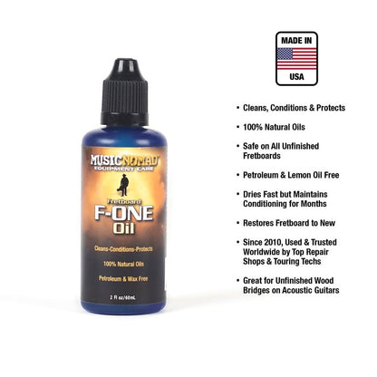 MUSIC NOMAD Fretboard F-ONE Oil - Cleaner & Conditioner - MN105