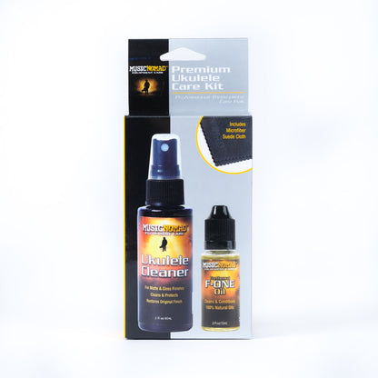 MUSIC NOMAD MN142 Premium Ukulele Care Kit - 3 pc.