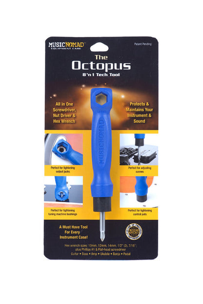 MUSIC NOMAD The Octopus 8 'n 1 Tech Tool - MN227