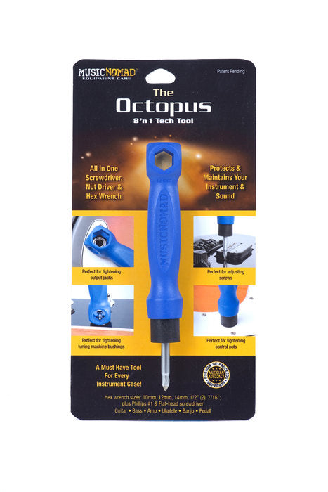 MUSIC NOMAD The Octopus 8 'n 1 Tech Tool - MN227