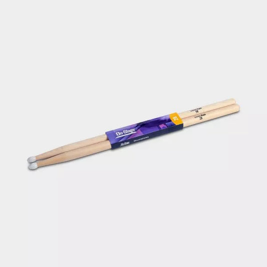 On-Stage Maple Drum Sticks 2B, Wood Tip - MW2B
