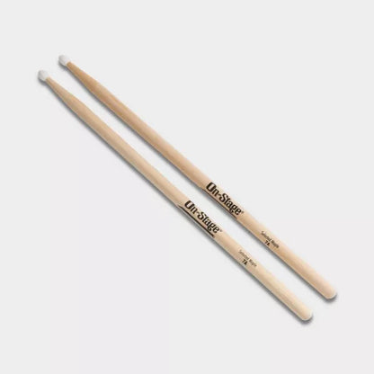 On-Stage MN7A Maple Drum Sticks 7A - Nylon Tip