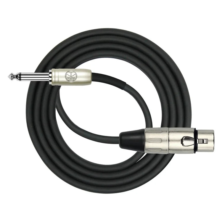 Kirlin MP-482PR-25FT/BK XLR Female - 1/4" mono Patch Cable 25FT - Black