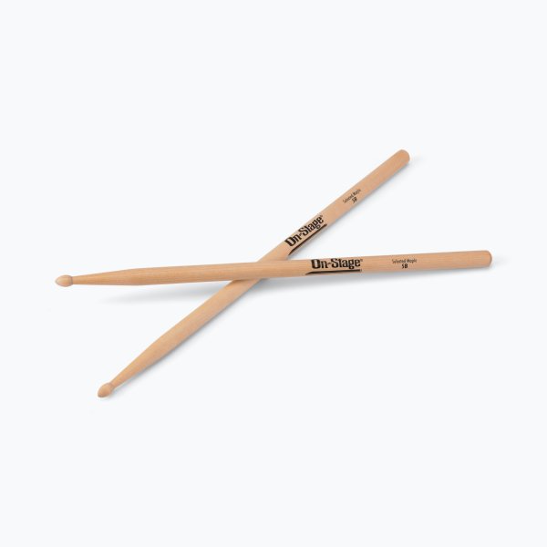 On-Stage MW5B Maple Drum Sticks 5B - Wood Tip
