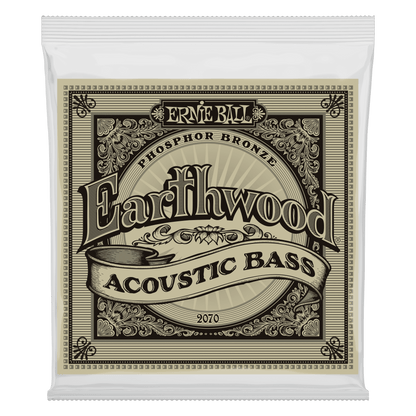ERNIE BALL P02070 EARTHWOOD PHOSPHOR BRONZE ACOUSTIC BASS STRINGS (45-95) GAUGE