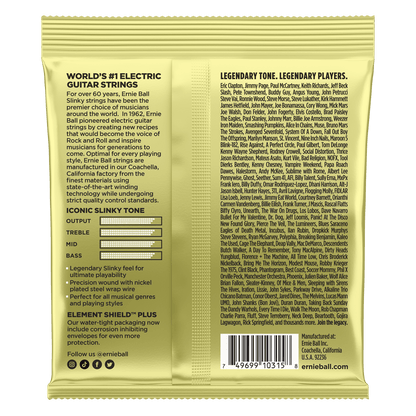 Ernie Ball P02214 Mammoth Slinky Nickel Wound Electric Guitar Strings with wound G (12-62) Gauge