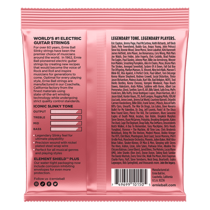 Ernie Ball P02217 Zippy Slinky Nickel Wound Electric Guitar Strings (7-36) Gauge