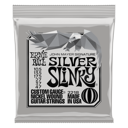 Ernie Ball P02218 John Mayer Silver Slinky Signature Electric Guitar Strings