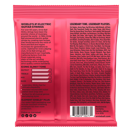 ERNIE BALL P02226 BURLY SLINKY NICKEL WOUND ELECTRIC GUITAR STRINGS (11-52) GAUGE