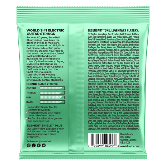 ERNIE BALL P02229 HYPER SLINKY NICKEL WOUND ELECTRIC GUITAR STRINGS (8-42) GAUGE