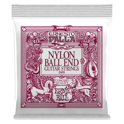 ERNIE BALL P02409 ERNESTO PALLA NYLON BALL END CLASSICAL GUITAR STRINGS - BLACK & GOLD