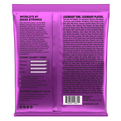ERNIE BALL P02831 POWER SLINKY NICKEL WOUND ELECTRIC BASS STRINGS 55-110 GAUGE