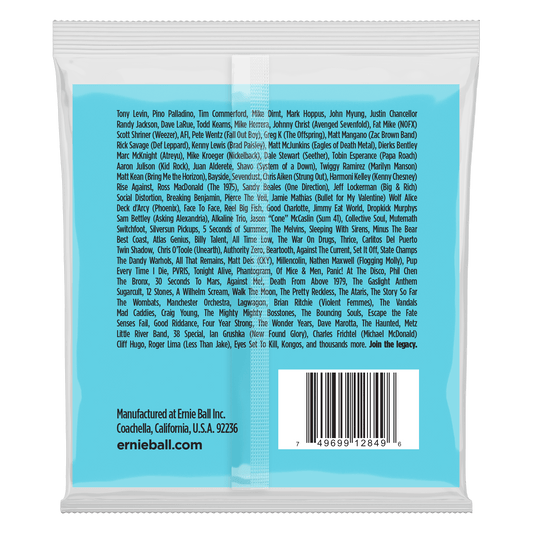 ERINE BALL P02849 SLINKY NICKEL WOUND SUPER LONG SCALE ELECTRIC BASS STRINGS (45-105) GAUGE
